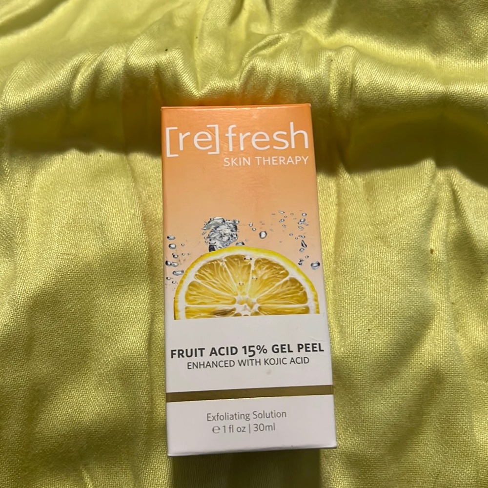 NEW sealed bottle of (re)fresh skin therapy Fruit Acid 15% Gel Peel.